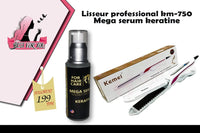 mega serum keratine  Lisseur professional KEMEI KM-750